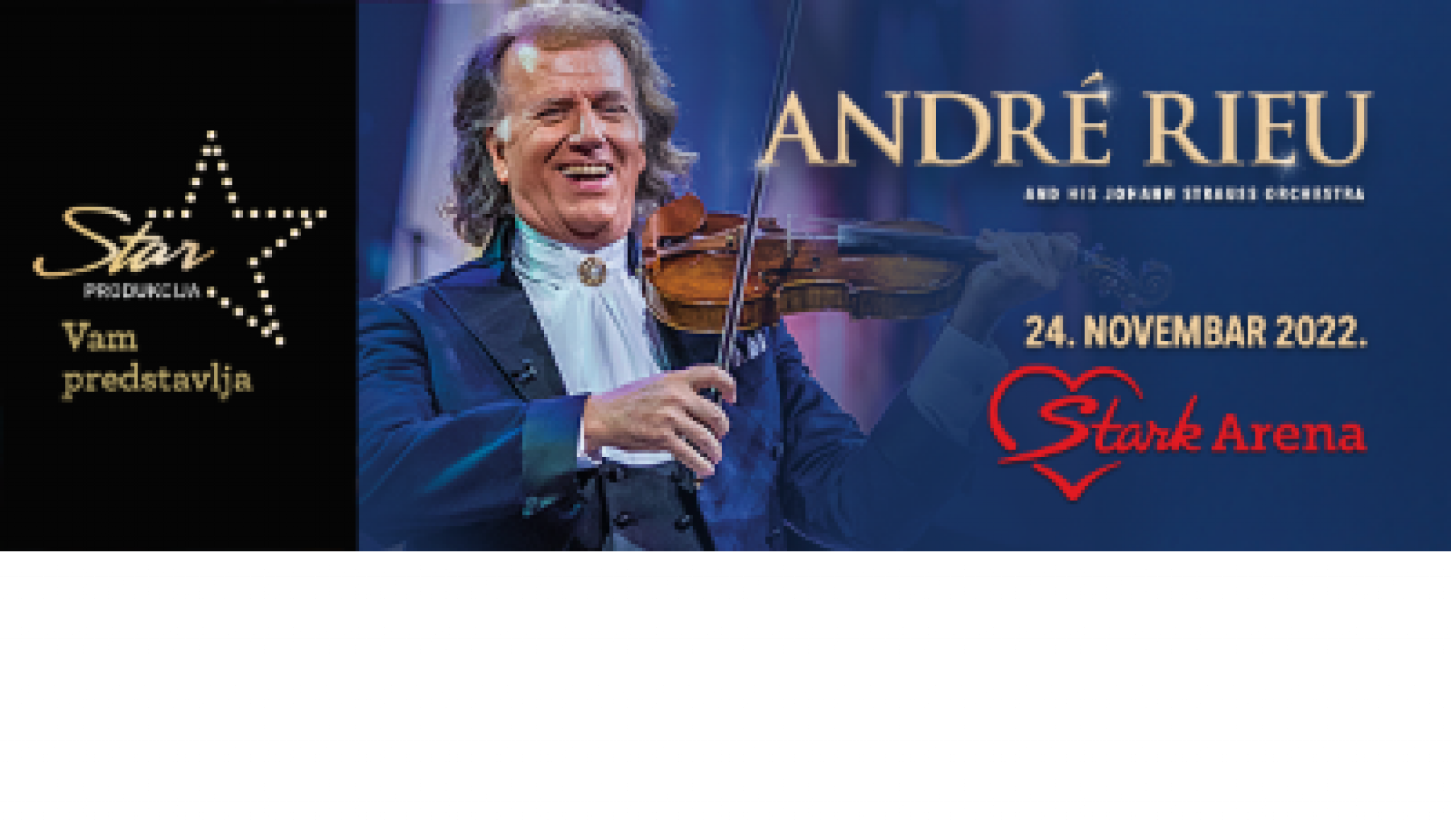 DOLAZI KRALJ VALCERA Andre Rieu stiže u Beograd
