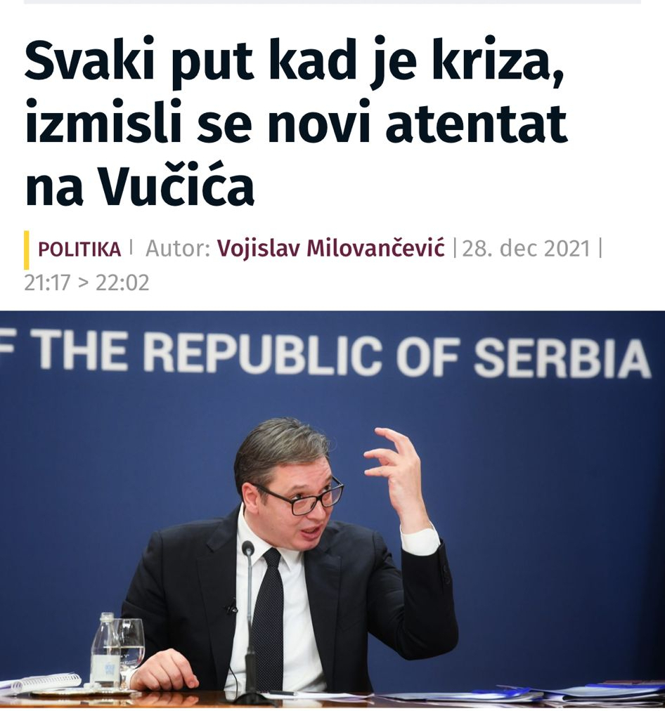 SAD JE KRAJNJE VREME DA SE IZVINE! Barem jednom za sve užasne laži kad je Vučićev život bio u opasnosti! (FOTO)