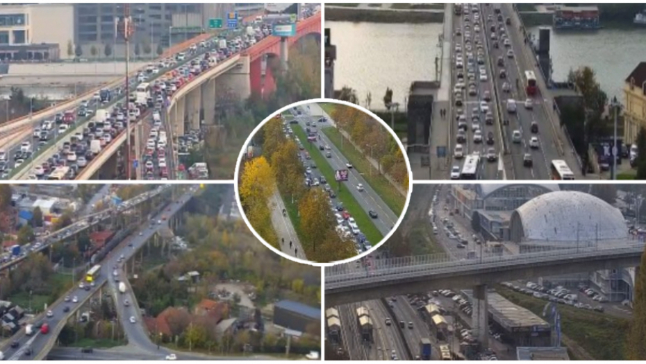 ŠPIC JE TEK POČEO, A U BEOGRADU - KOLAPS Pogledajte gde su najveće gužve i kuda ne treba ići (FOTO)