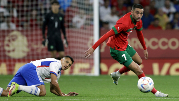 SPREMNI ZA DUEL SA HRVATIMA Ziješ i Hakimi predvode Maroko na Svetskom prvenstvu
