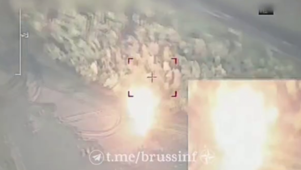 SNIMAK UNIŠTAVANJA UKRAJINSKOG NAORUŽANJA "Vagnerovci" nabasali na neprijateljske tenkove, nje im bilo spasa (VIDEO)