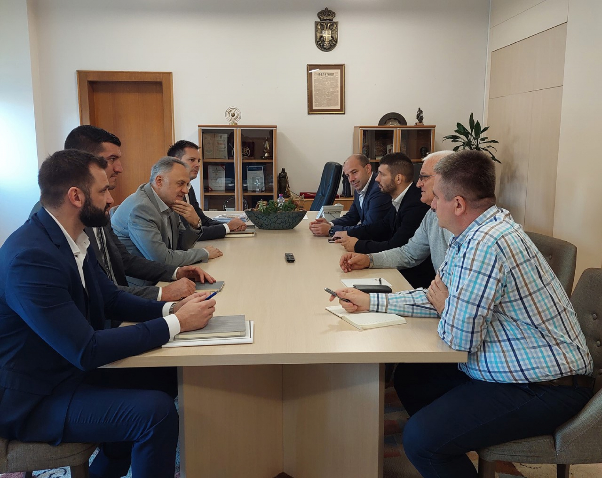 Ministar Gajić ugostio Davora Štefaneka i Zorana Mićovića