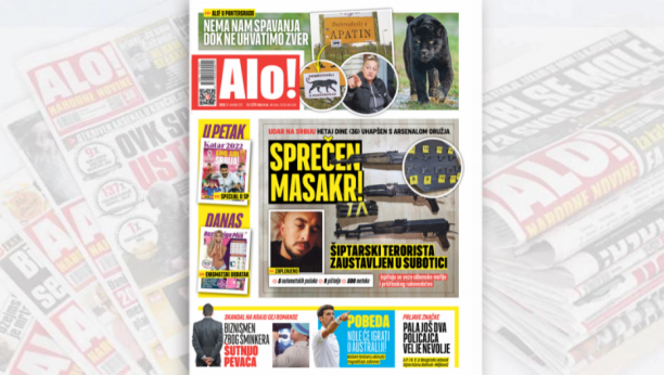 SPREČEN MASAKR! Udar na Srbiju! Hetaj Dine (36) uhapšen s arsenalom oružja