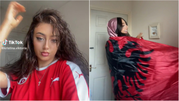 SUNARODNICI JE VREĐAJU, ALI NJU NIJE BRIGA Lepa Albanka navija za Srbiju na Mundijalu, a razlog je baš poseban (VIDEO)