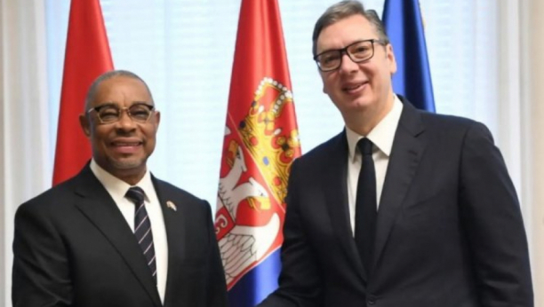 SRBIJA JE POSVEĆENA NEGOVANJU DOBRIH ODNOSA SA PRIJATELJSKIM ZEMLJAMA! Vučić sa ministrom unutrašnjih poslova Republike Angole (FOTO)