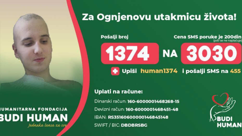 Pomozimo Ognjenu da pobedi u utakmici života!