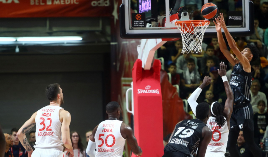 DRAMA PRIPALA ZVEZDI Crveno-beli umalo od gotovog napravili veresiju, izdigli se posle lošeg trećeg perioda i srušili Asvel na debiju Duška Ivanovića