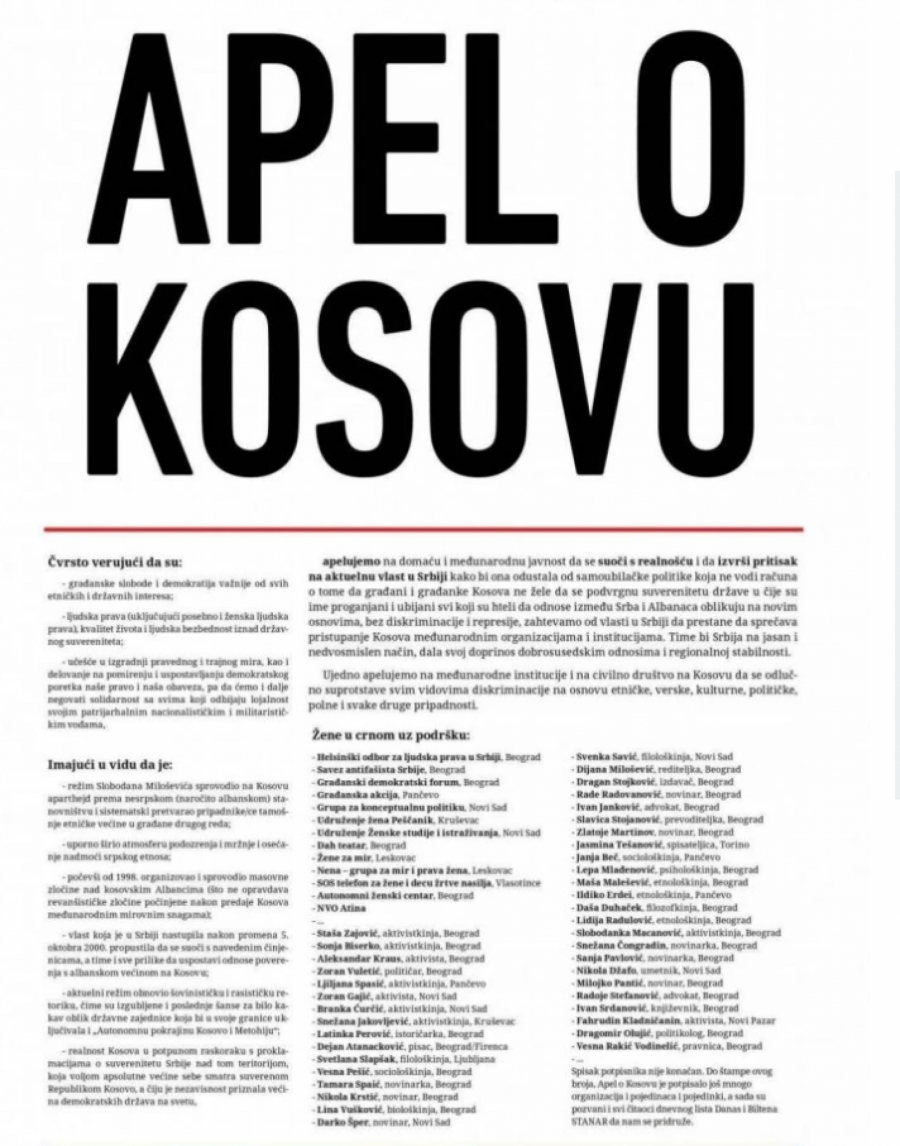 DRUGA SRBIJA LANSIRALA APEL O IZDAJI KOSOVA: Šolakovski megafon objavio zahtev za odricanje od južne pokrajine!