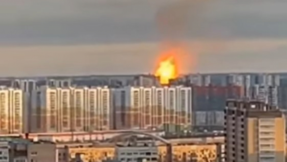 NOVA KATASTROFALNA EKSPLOZIJA U RUSIJI Gasovod buknuo u plamen, pogledajte snimak sa lica mesta (VIDEO)