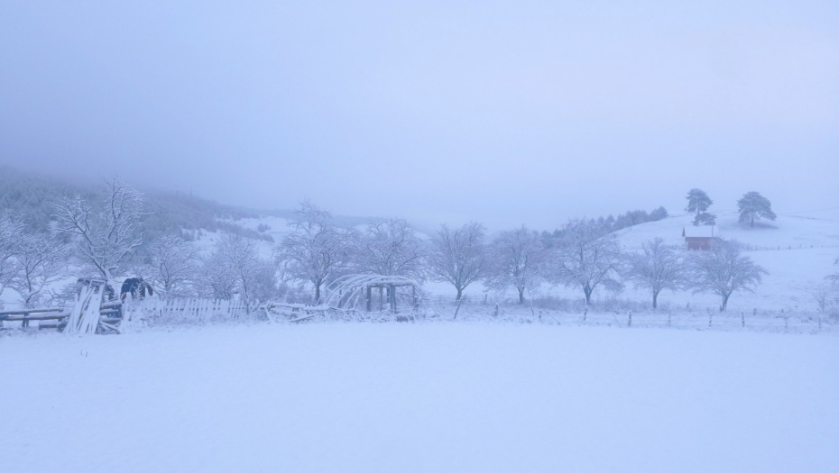 ZABELELE SE SRPSKE PLANINE Ovde je sneg padao čitavu noć! (FOTO)