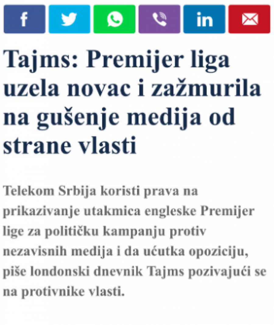 SKANDAL ŠOLAKOVIH MEDIJA! Optužili Srbiju za etničko čišćenje da bi uništili Telekom!