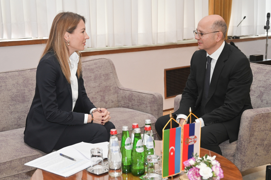 DOPRINOS VEĆOJ ENERGETSKOJ STABILNOSTI SRBIJE Ministarka energetike razgovarala sa kolegom iz Azerbejdžana Parvizom Šahbazovim