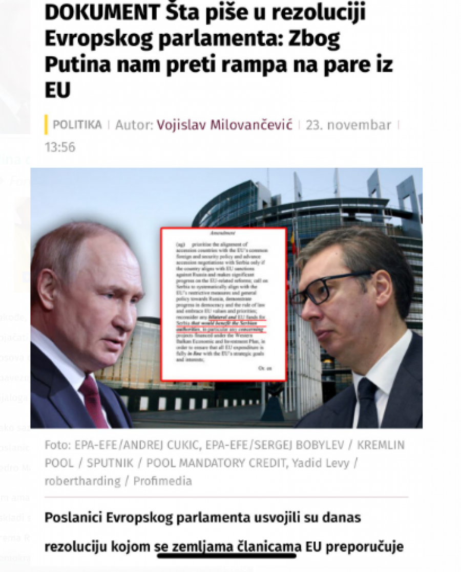 KAKO IH NIJE SRAMOTA Tajkunski mediji ponovo napadaju i lobiraju za priznavanje nezavisnog Kosova