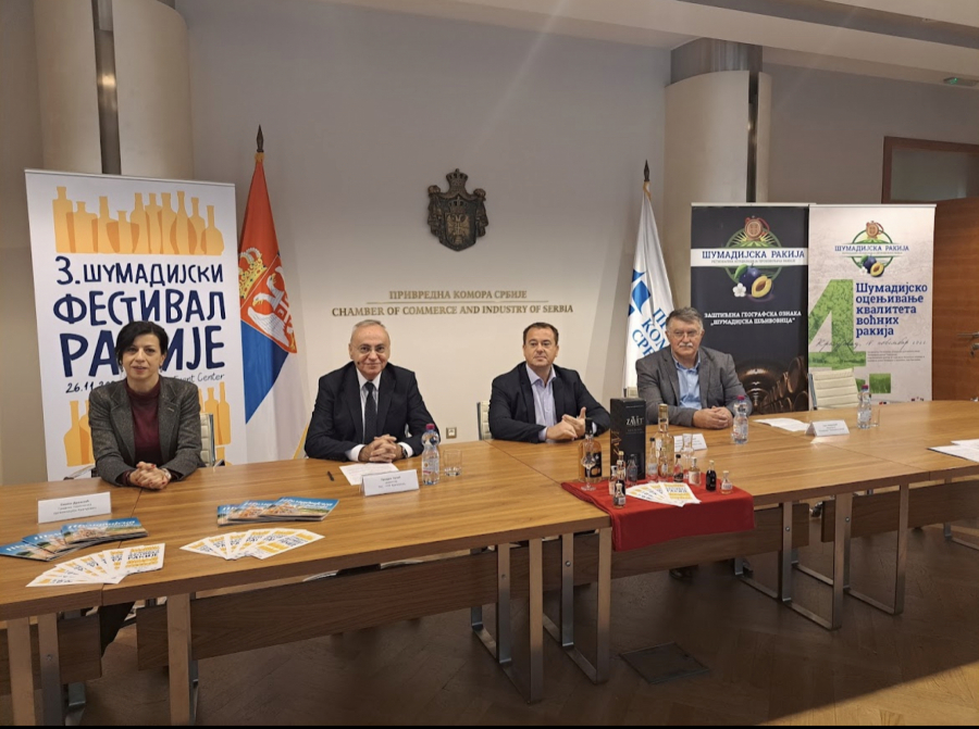 Treći šumadijski festival rakije u subotu u Kragujevcu