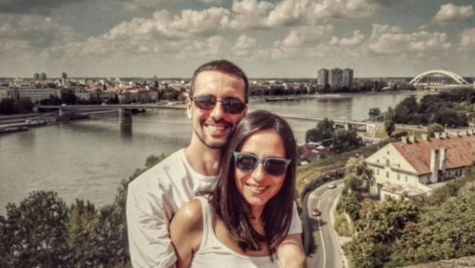 Vladimir Jelić sa suprugom 
