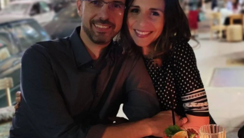 Vladimir Jelić sa suprugom 
