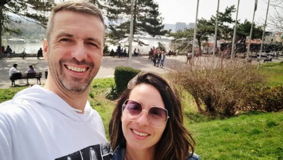 Vladimir Jelić sa suprugom 
