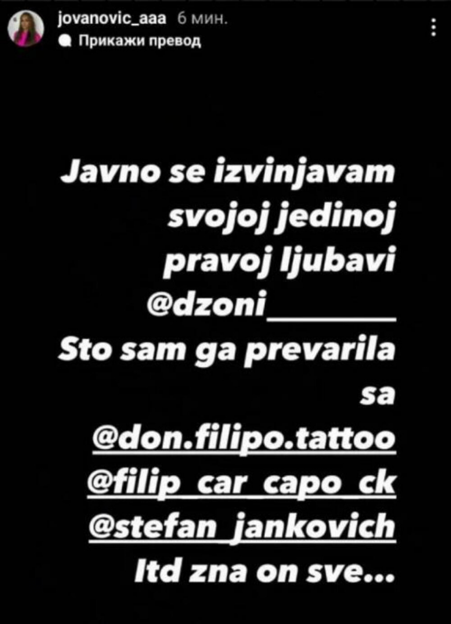 RASKRINKANI Nakon što je Ana priznala da je Nikolu varala sa Jankom, jutjuber je otkrio pravu istinu