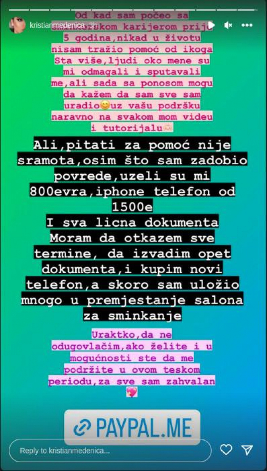 UZNEMIRUJUĆE Stravično PRETUČEN poznati tiktoker, detalji napada će vas ZGROZITI, a razlog je bizaran! (FOTO)