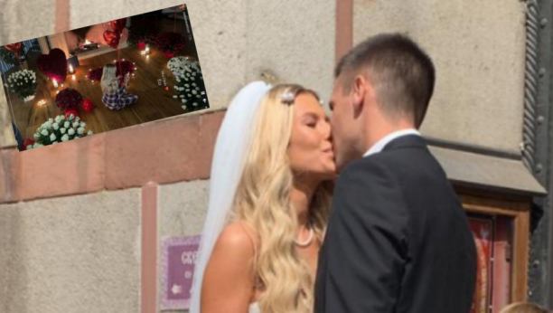 SVEĆE, BALONI U OBLIKU SRCA I BUKETI CVEĆA Đorđe Đoković priredio romantično iznenađenje za Sašku, a evo šta je povod (FOTO)