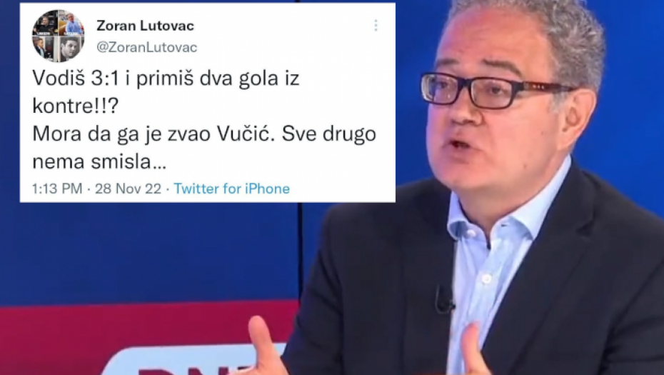 KOLIKO SI SAMO NESREĆAN? Lutovac u sramnom tvitu pokazao koliko ne voli svoju zemlju: Mora da ga je zvao Vučić!