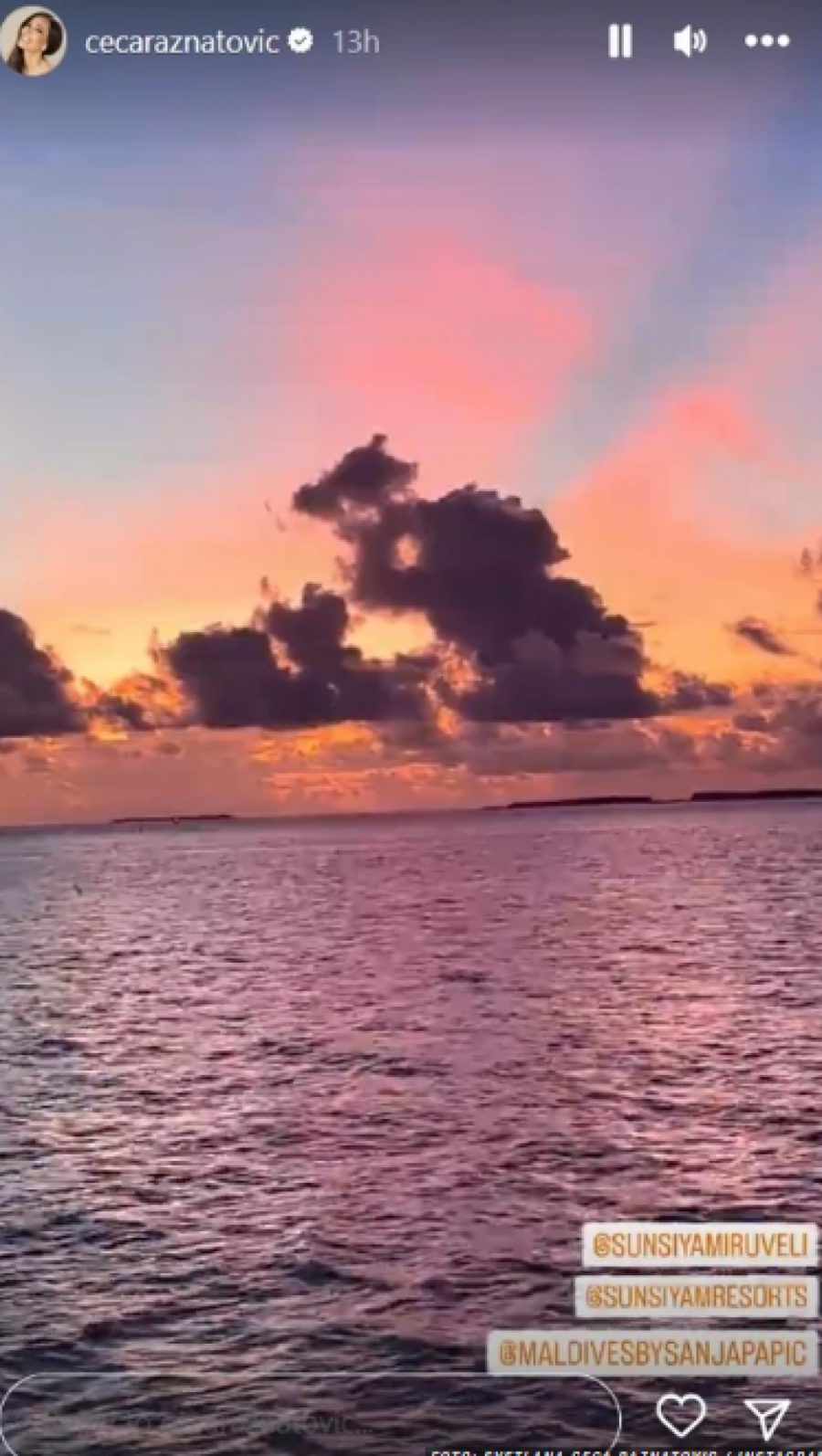 SVE IZGLEDA ČAROBNO Ceca uživa na Maldivima, a ovi prizori izgledaju nestvarno (FOTO/VIDEO)