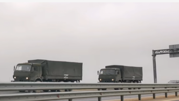 PUTIN MENJA STRATEGIJU? Rusi prebacili konvoj vojne opreme Lukašenku (VIDEO)