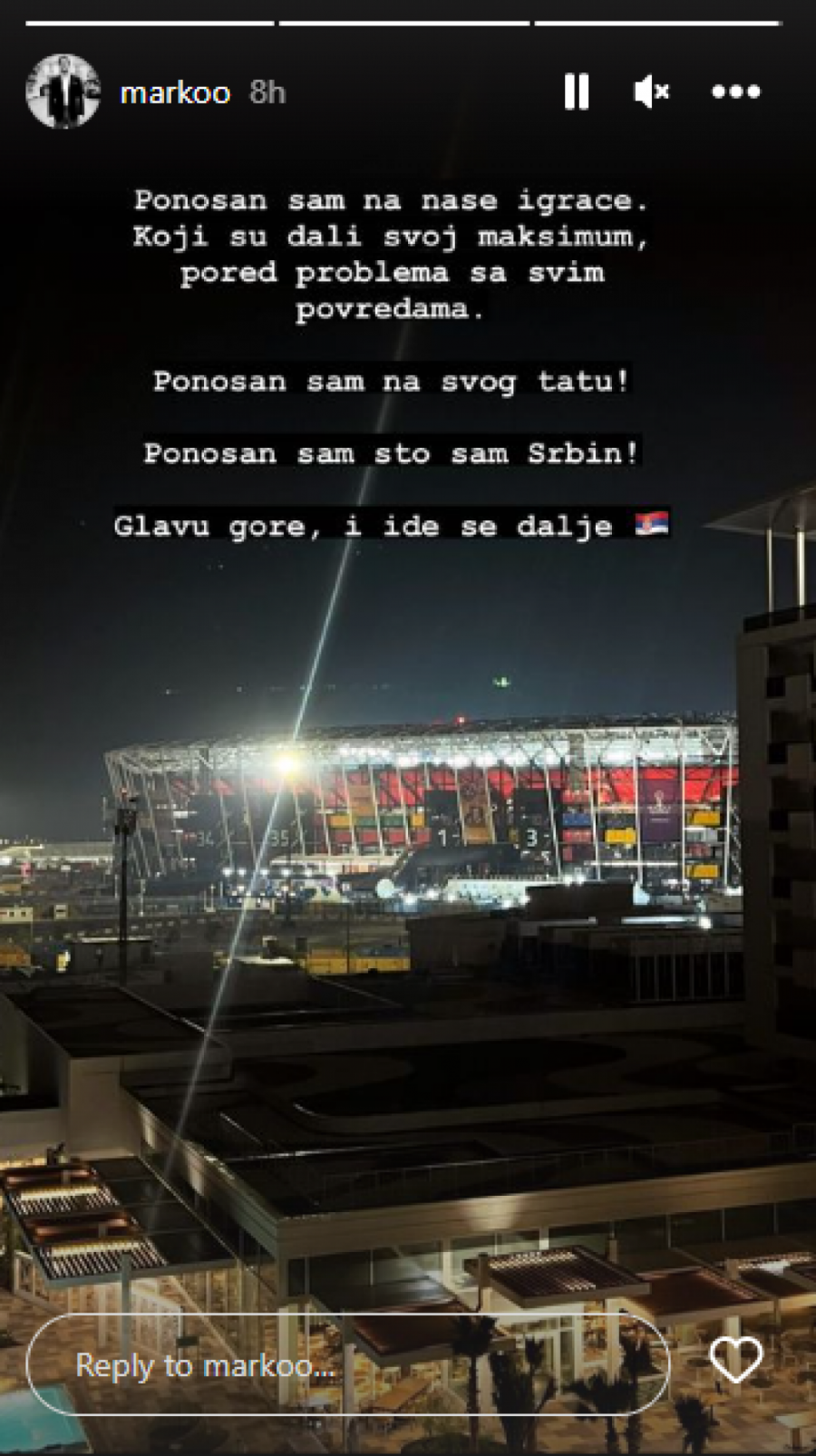 OGLASIO SE PIKSIJEV SIN Marko poslao jaku poruku 