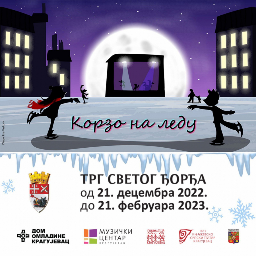 “Korzo na ledu” :Od 21.decembra u Kragujevcu