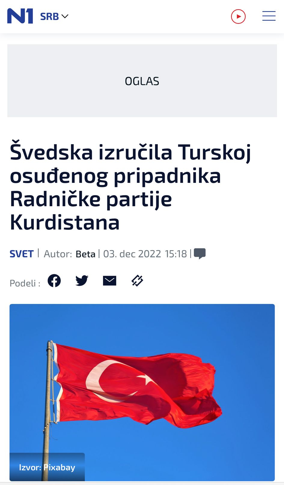 LICEMERJE TAJKUNSKIH MEDIJA Švedsku hvale, a Vučića i Srbiju pljuju sramnim tekstovima zbog iste stvari! (FOTO)