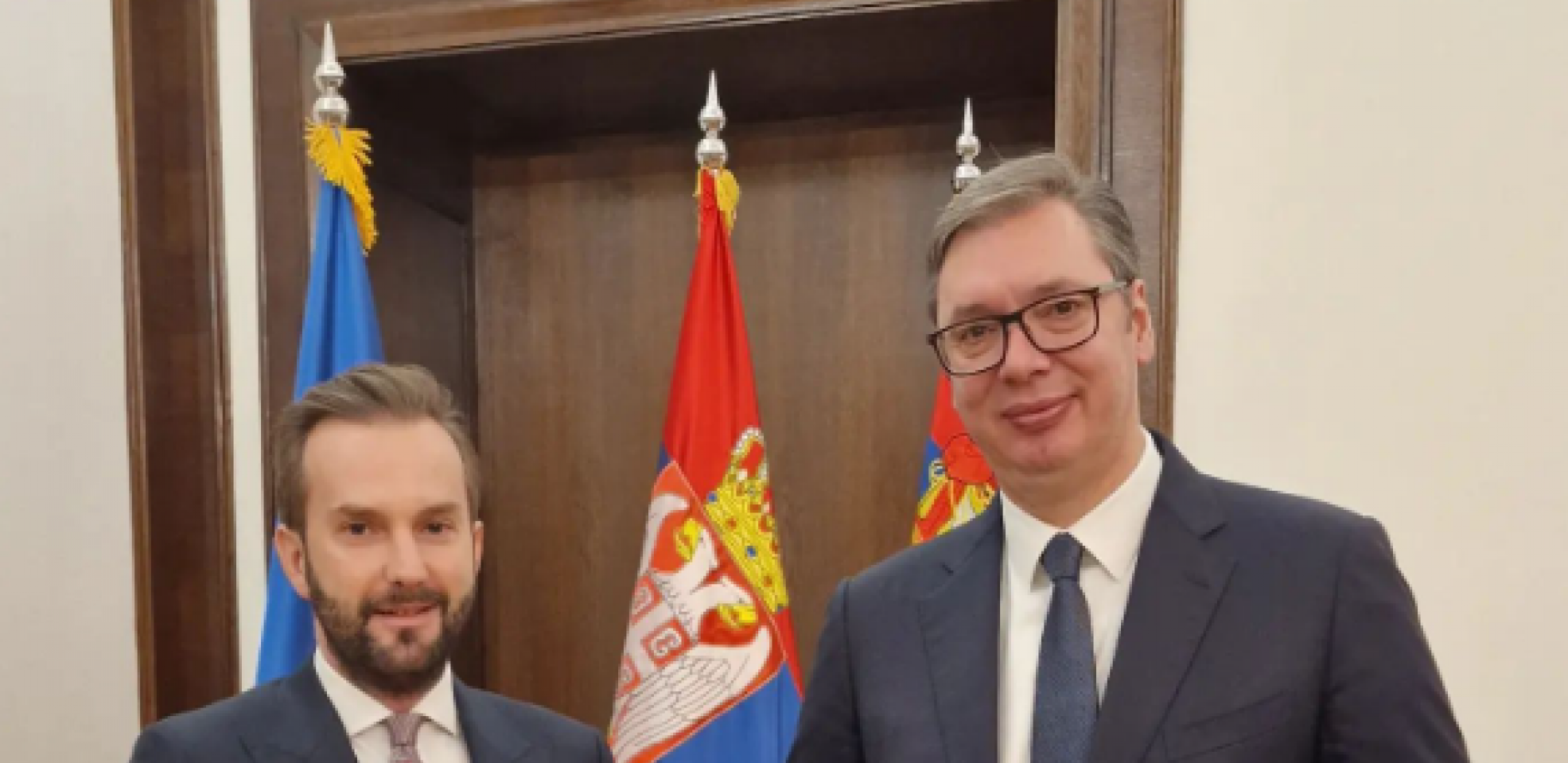 ''POŽELEO SAM DOBRODOŠLICU NOVOM DIREKTORU'' Predsednik Vučić primio Jakova Devčića