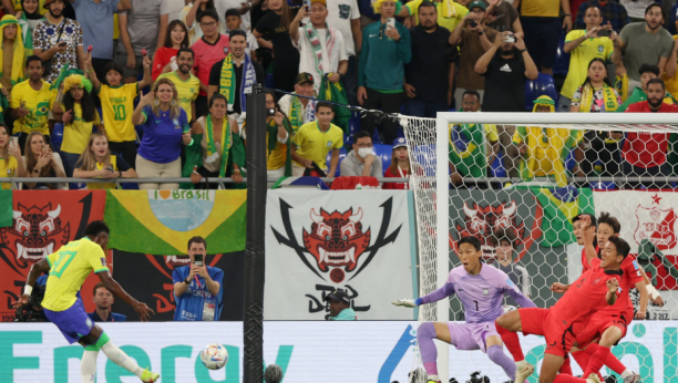 (UŽIVO) BRAZIL - JUŽNA KOREJA "Karioke" brutalne, već poker golova u prvom poluvremenu - 4:0
