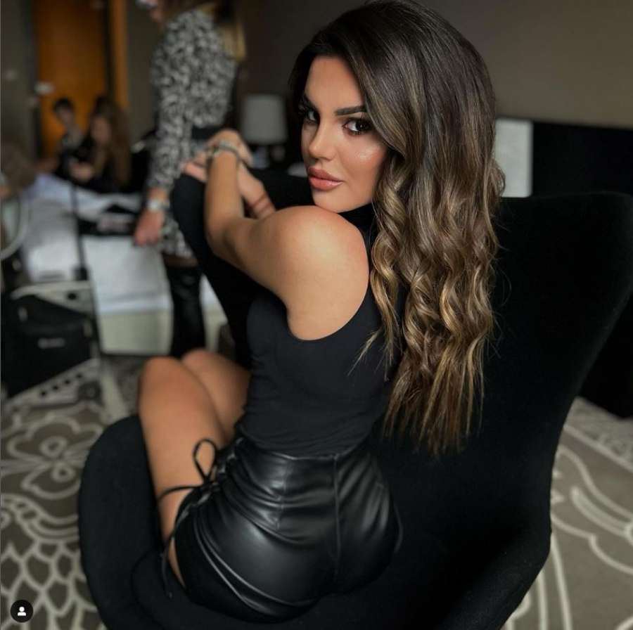 SVA U CRNOM, A SIJA Jovana Ljubisavljević se utegla u kožu, Stefanu Kariću neće biti dobro! (FOTO)