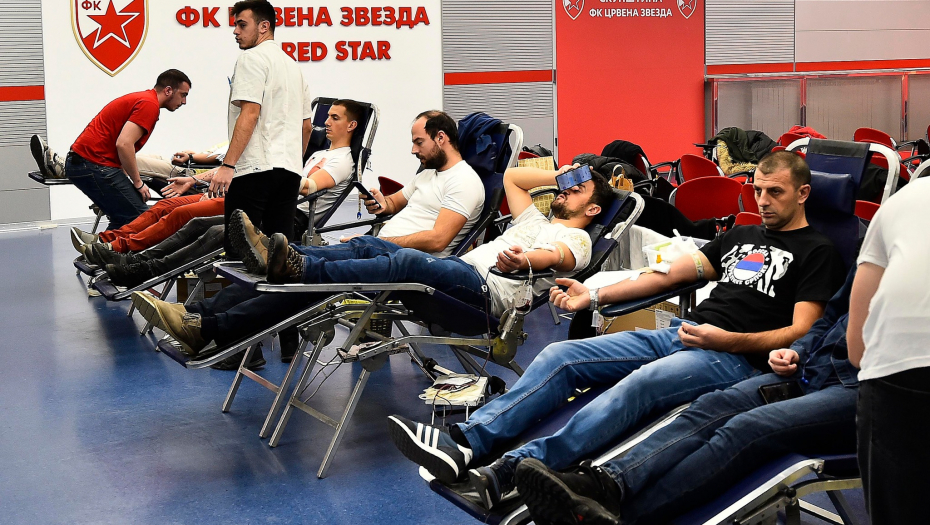 JOŠ JEDAN SJAJAN ODZIV Navijači Zvezde prikupili 396 jedini krvi u akciji "crveno-bela" krv