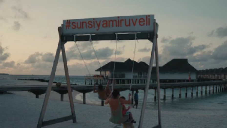 Ceca Ražnatović na Maldivima