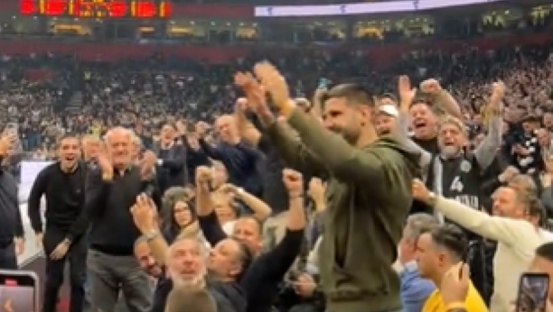 DOČEK ZA NAJBOLJEG Fulam objavio snimak iz "Arene" kada su navijači Partizana pozdravili "Mitrogola" (VIDEO)