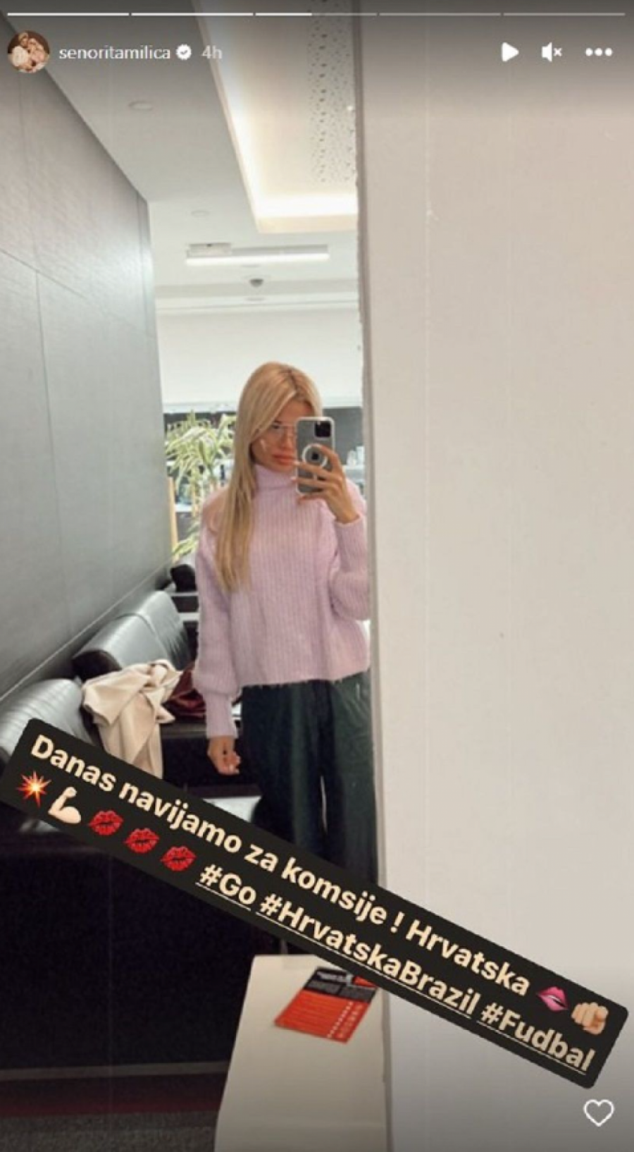 PODRŽALA IH Milica Pavlović uputila poruku Hrvatima nakon pobede: BRAVO KOMŠIJE (FOTO)