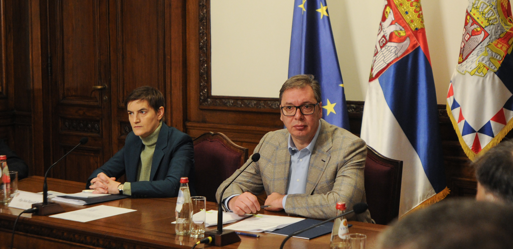 PREDSEDAVA ALEKSANDAR VUČIĆ Počela Sednica Saveta za nacionalnu bezbednost