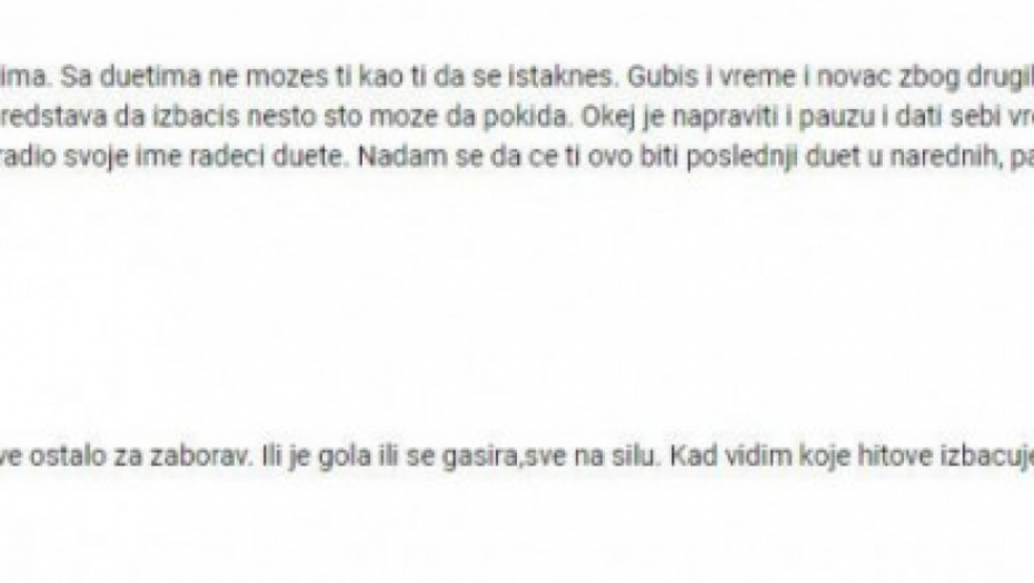 Teodora Džehverović komentari