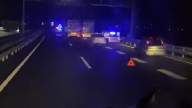 BLOKIRANA OBA PRAVCA Sudar na "Milošu Velikom", učestvovalo nekoliko kamiona (VIDEO)
