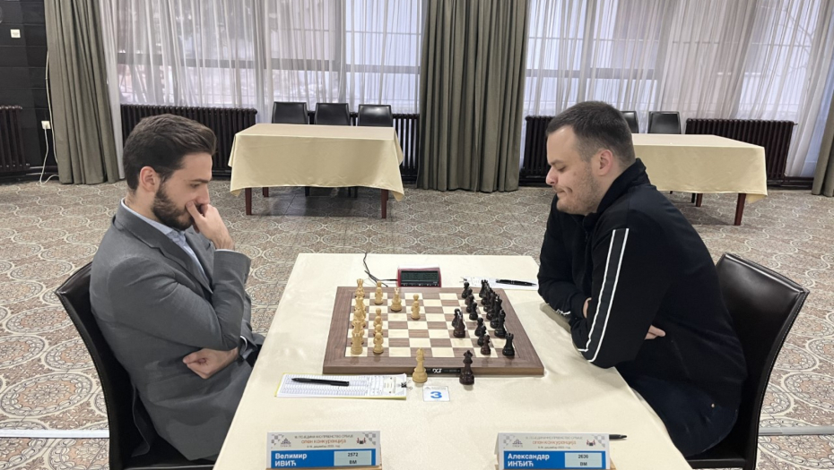 Pojedinačno prvenstvo Srbije u šahu za muškarce i žene 2022: Iviću derbi šampionata! Na korak do odbrane titule