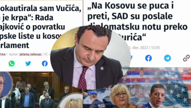 NA ISTOM ZADATKU Lažne patriote i prozapadni političari: Uništiti srpske ineterse na KiM! (FOTO)