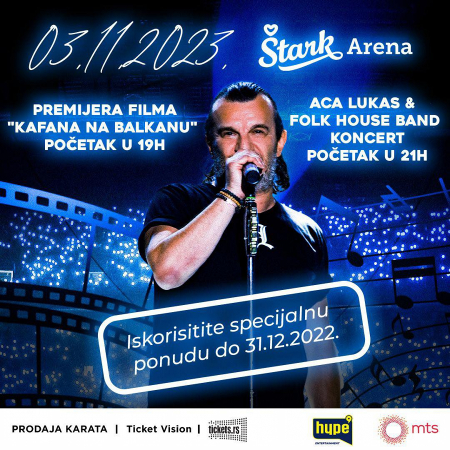 OVO SE NE PROPUŠTA! Specijalne ponude za koncerte Ace Lukasa i Ane Nikolić!