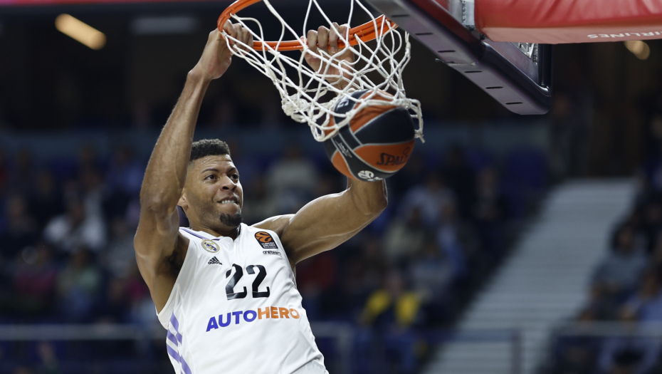 BRILJIRAO PROTIV ZVEZDE, PA DOBIO PRIZNANJE Centar Reala MVP 18. kola Evrolige