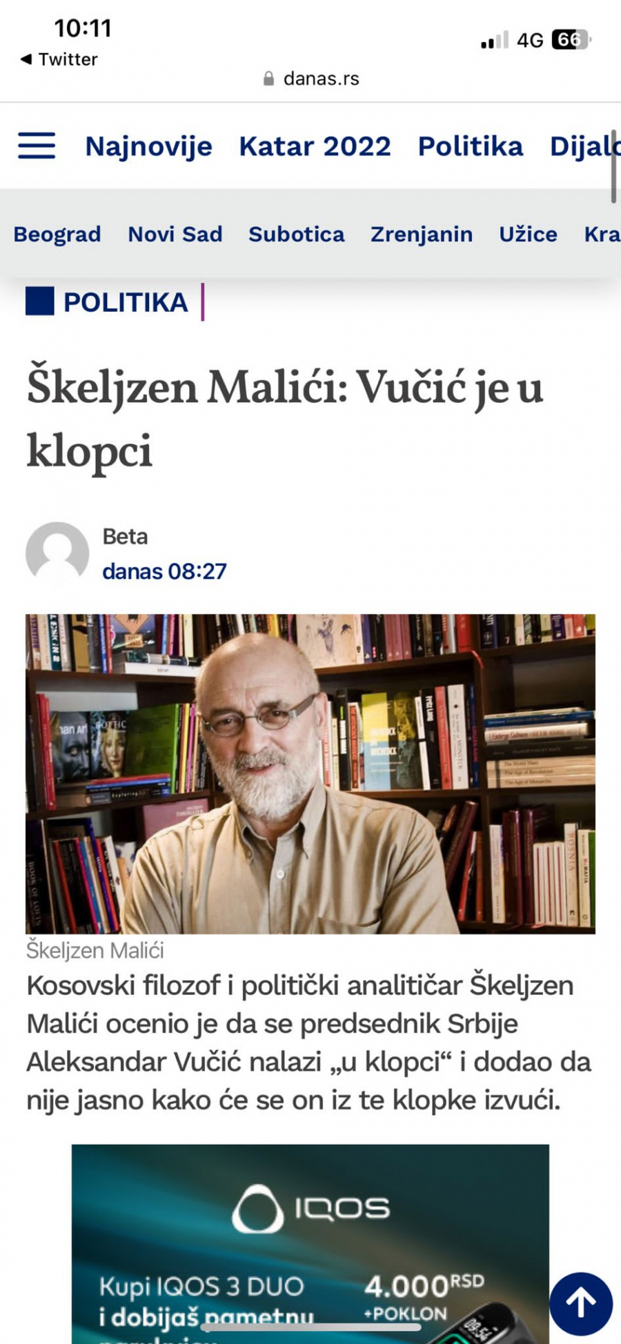 TAJKUNSKI LIST PREKO ALBANCA PORUČIO VUČIĆU: Sateran si u ćošak, nema više nezavisne politike Srbije!