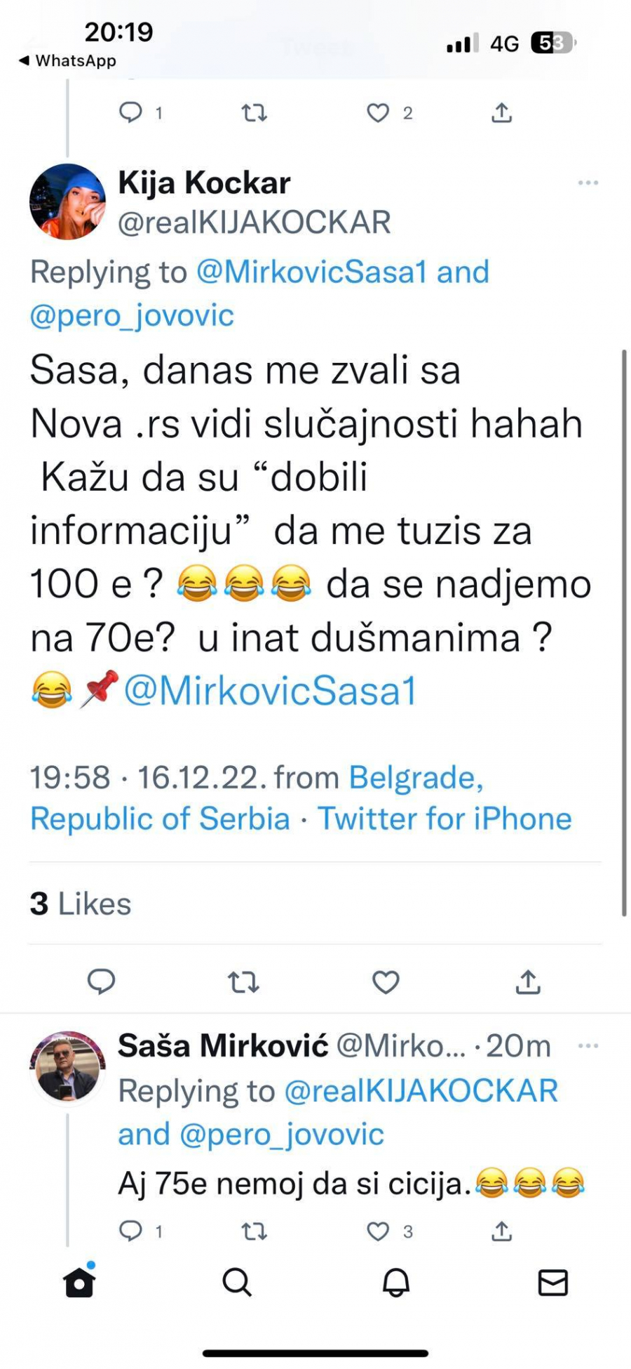 ŠOLAKOVCI SE BAVE KIJOM Smeta im Kockareva, ali i Saša Mirković, ovo je šou! (FOTO)