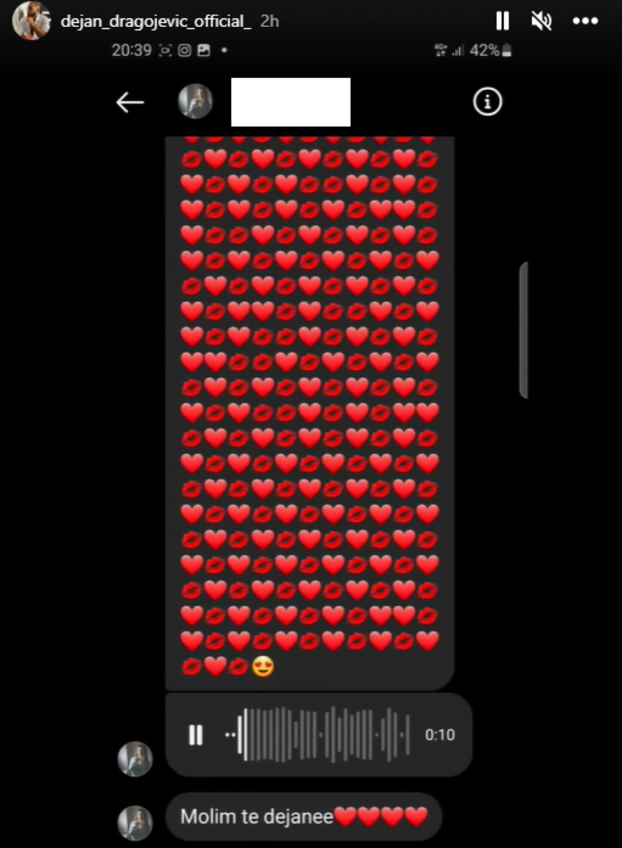 PROCURILA PRIVATNA PREPISKA DEJANA SA NOVOM DEVOJKOM? Sadržaj je neočekivan, pljušte poljupci, nastao HAOS! (FOTO)