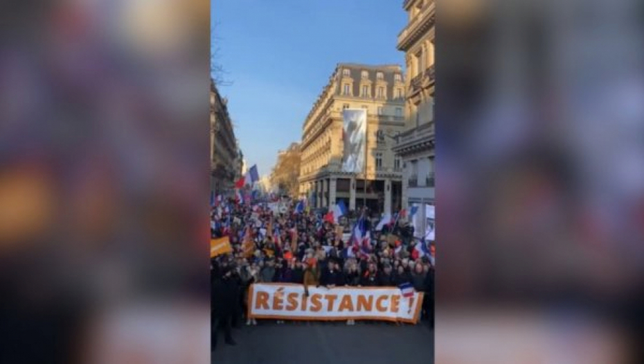 FRANCUZI USTALI PROTIV NATO I EU Veliki protesti u Parizu (FOTO/VIDEO)