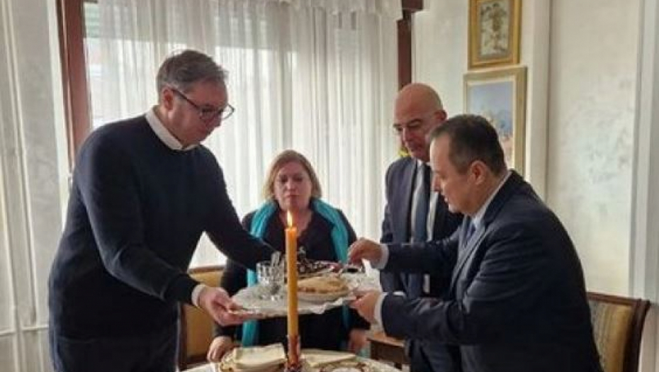 "ŽIVELO SRPSKO-GRČKO PRIJATELJSTVO!" Vučić slavi domaćinski, ugostio ministra Dendijasa (FOTO)