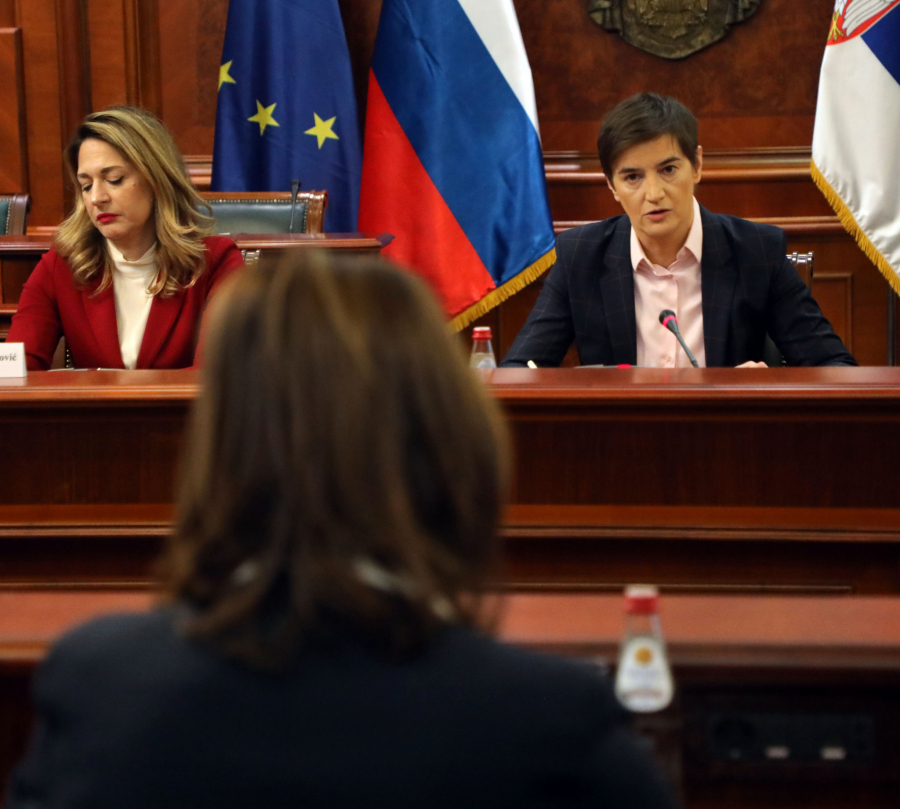 TRADICIONALNO DOBRI ODNOSI Premijerka Brnabić razgovarala sa ministarkom spoljnih poslova Slovenije Tanjom Fajon